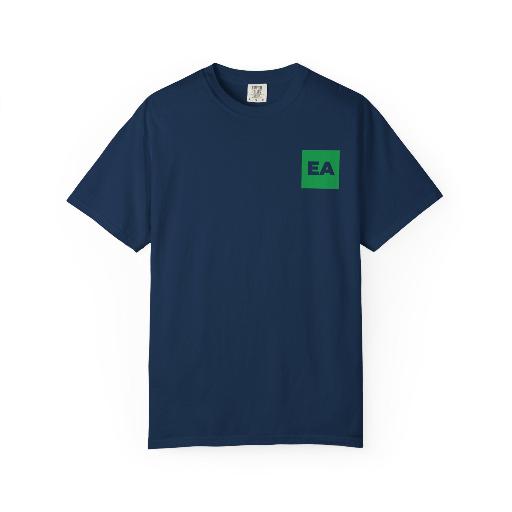 Minimal Green Patch Tee