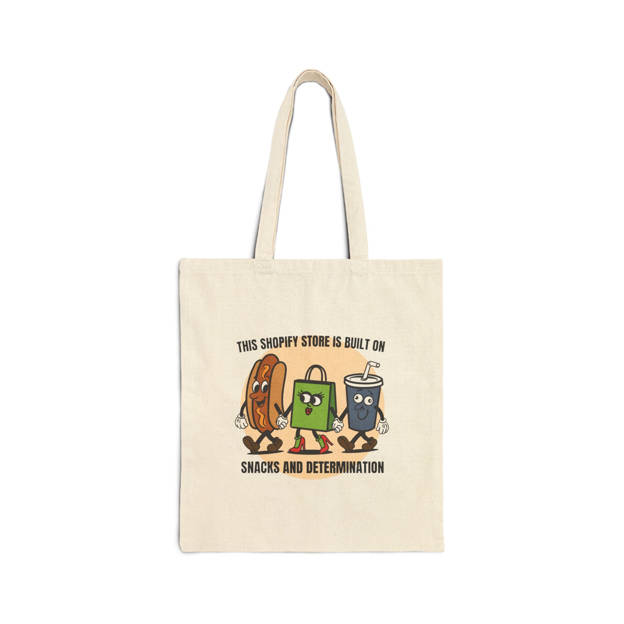 Snacks & Determination - Tote Bag