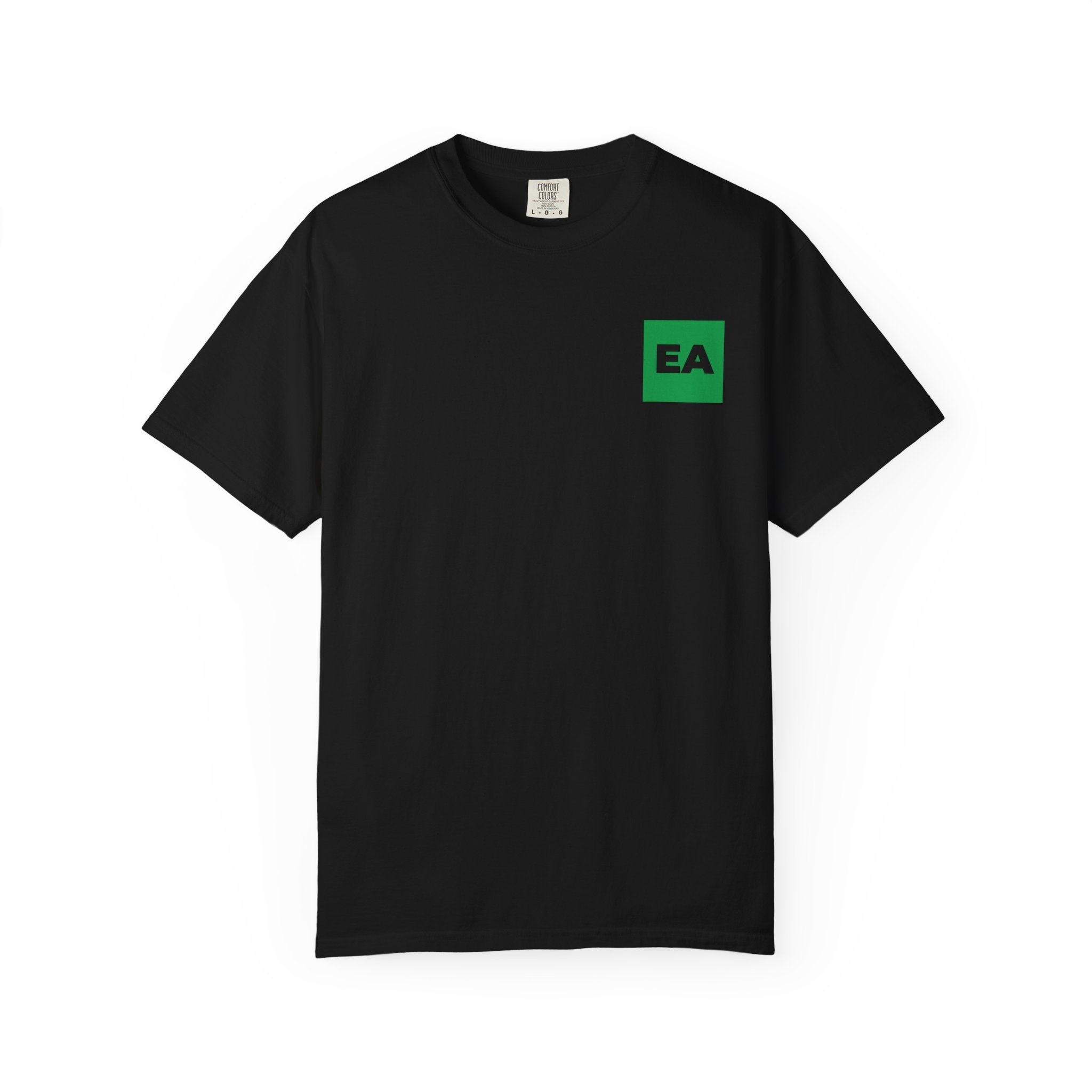 Minimal Green Patch Tee
