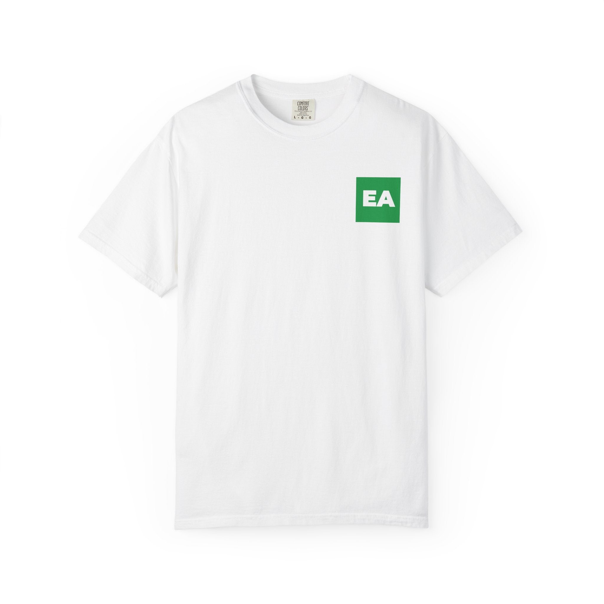 Minimal Green Patch Tee